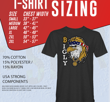 Bigly Bitcoin Eagle T-Shirt
