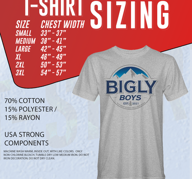 Bigly Boys Latte T-Shirt